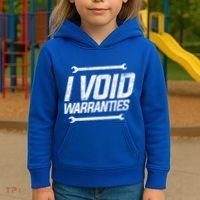 Funny Mechanics I Void Warranties Wrench Garage Gift Kids Hoodie thumb 3