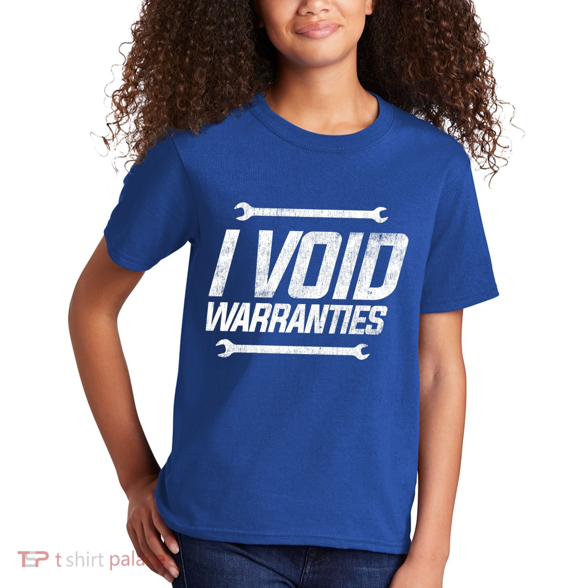 Funny Mechanics I Void Warranties Wrench Garage Gift Kids T-Shirt