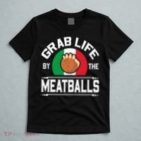Funny Meatball Italian Food Italy Flag T-Shirt thumb 5
