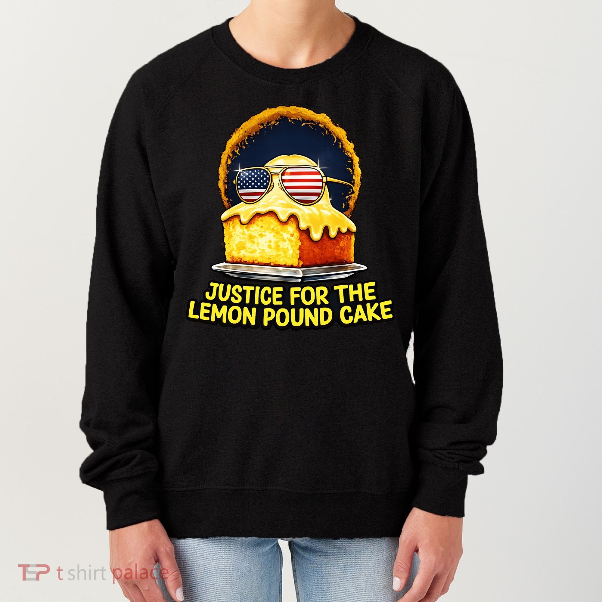 Funny Meme Justice For Lemon Pound Cake Women's Sweatshirt