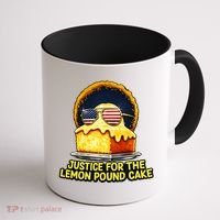 Funny Meme Justice For Lemon Pound Cake Coffee Mug thumb 1