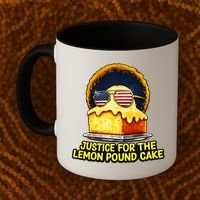 Funny Meme Justice For Lemon Pound Cake Coffee Mug thumb 2