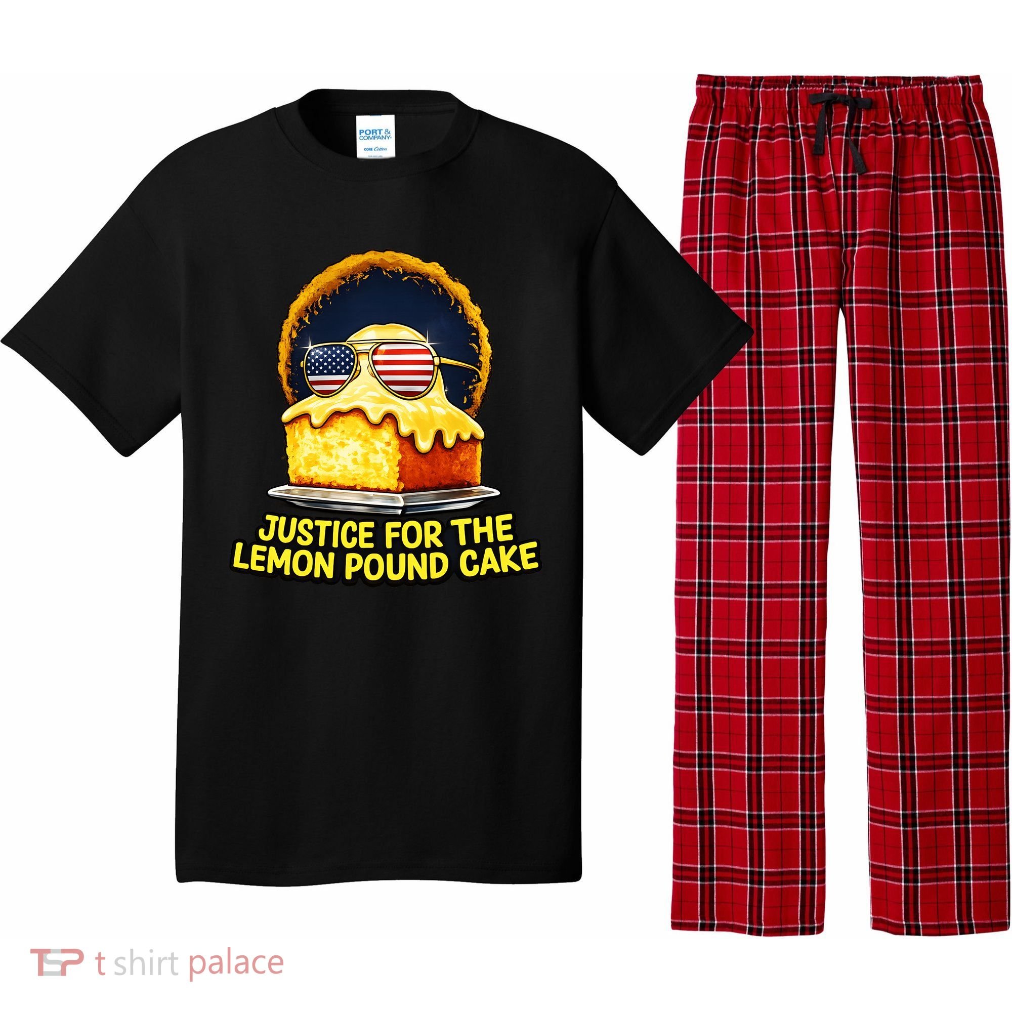 Funny Meme Justice For Lemon Pound Cake Pajama Set