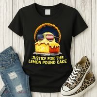 Funny Meme Justice For Lemon Pound Cake Women's T-Shirt thumb 3