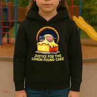 Funny Meme Justice For Lemon Pound Cake Kids Hoodie thumb 3