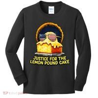 Funny Meme Justice For Lemon Pound Cake Kids Long Sleeve Shirt thumb 0