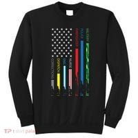 No One Fight Alone Usa Flag Sweatshirt thumb 0