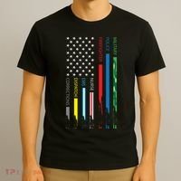 No One Fight Alone Usa Flag T-Shirt thumb 3