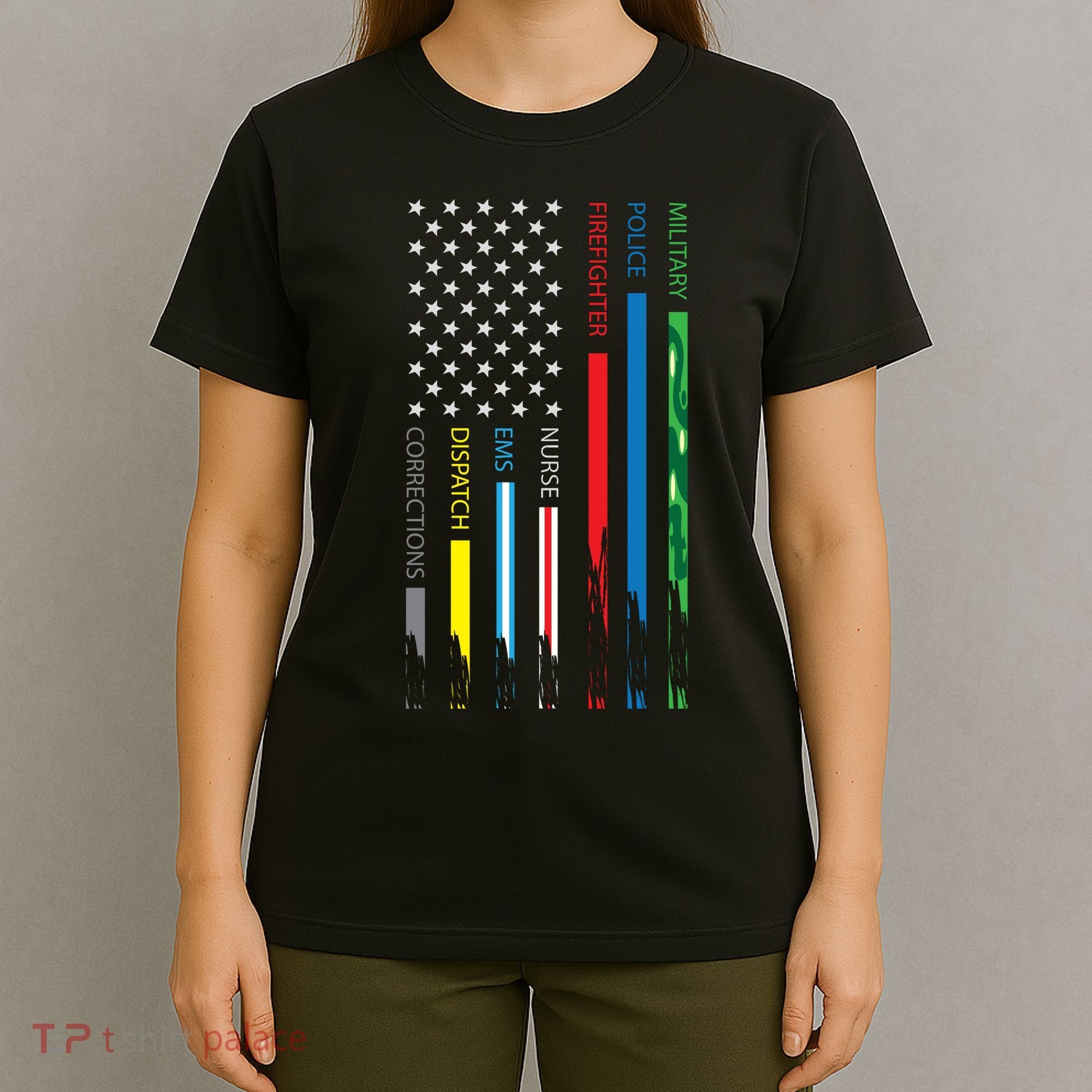 No One Fight Alone Usa Flag T-Shirt