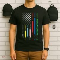 No One Fight Alone Usa Flag T-Shirt thumb 6