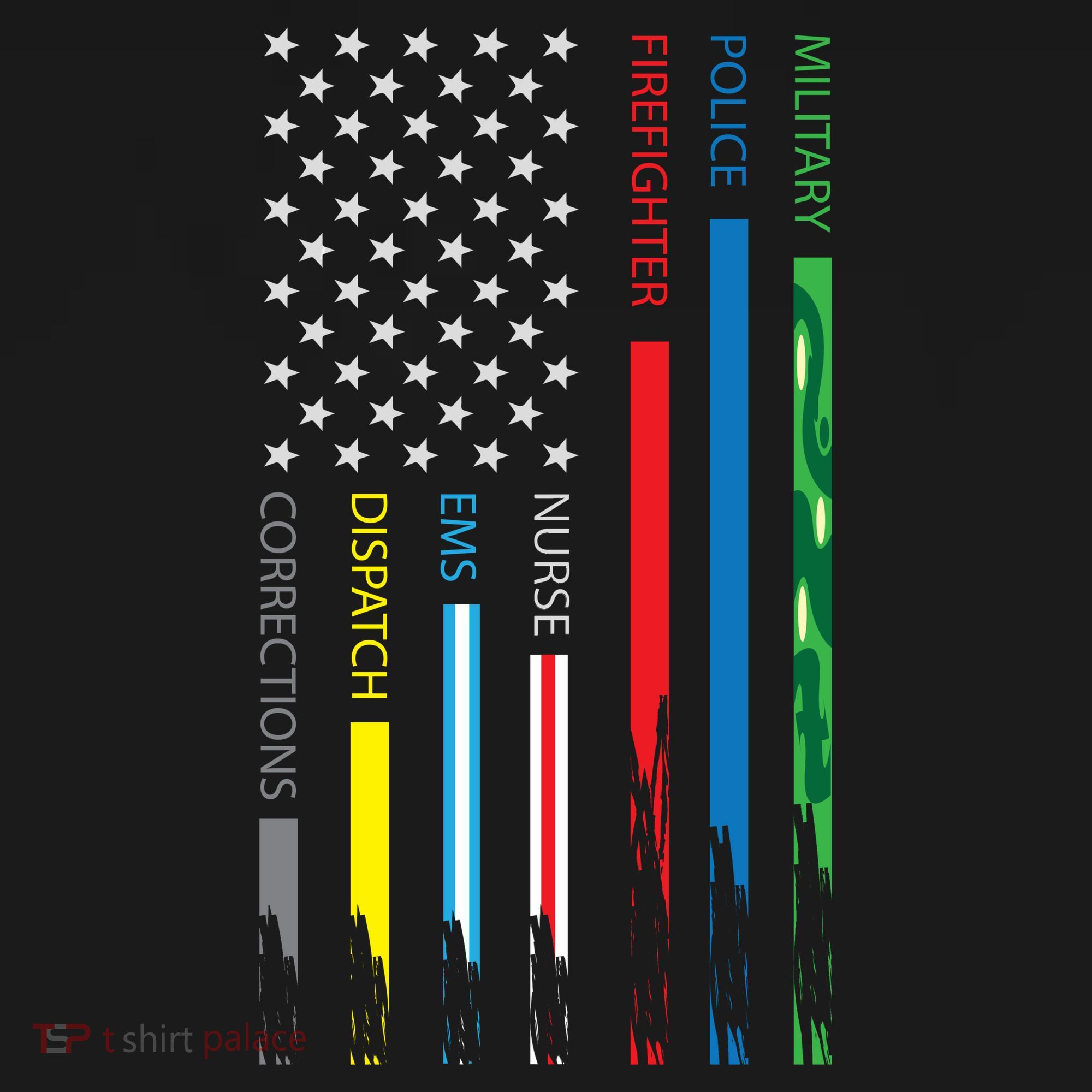 No One Fight Alone Usa Flag Button