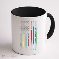 No One Fight Alone Usa Flag Coffee Mug thumb 1