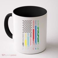 No One Fight Alone Usa Flag Coffee Mug thumb 0