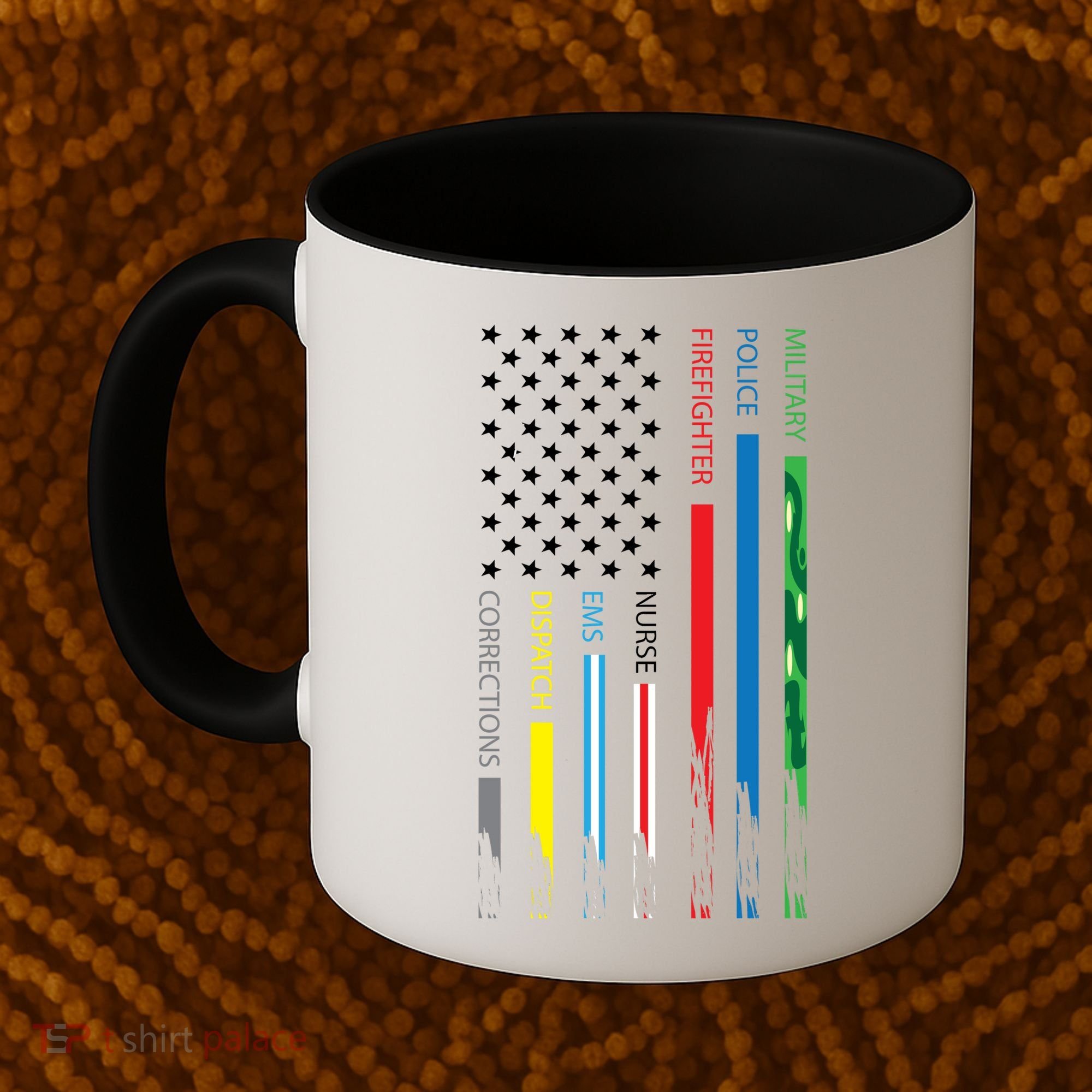 No One Fight Alone Usa Flag Coffee Mug