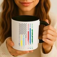 No One Fight Alone Usa Flag Coffee Mug thumb 3