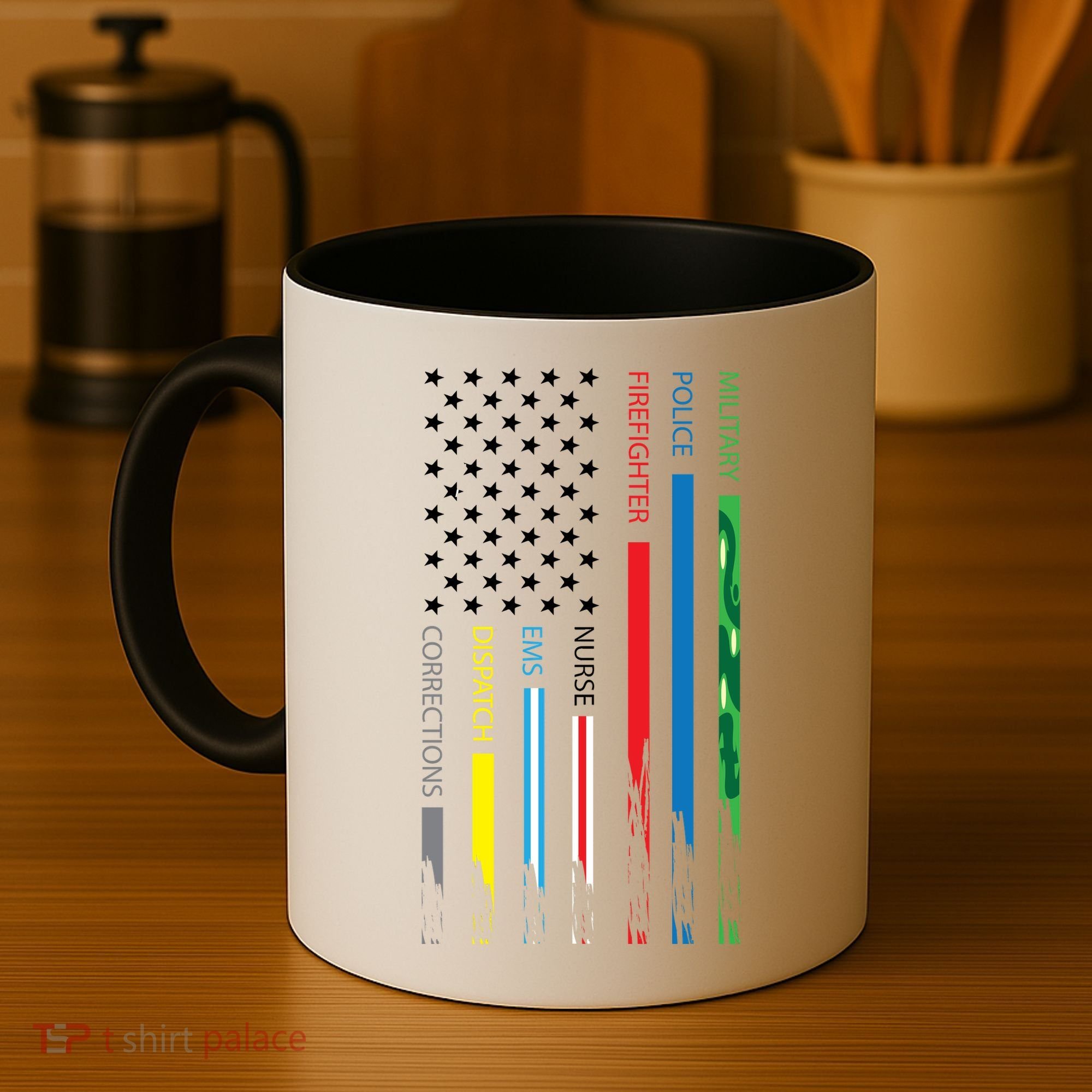 No One Fight Alone Usa Flag Coffee Mug