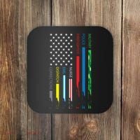 No One Fight Alone Usa Flag Coaster thumb 0