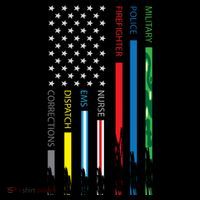 No One Fight Alone Usa Flag Ornament thumb 1