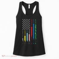No One Fight Alone Usa Flag Women's Tank Top thumb 0