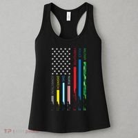 No One Fight Alone Usa Flag Women's Tank Top thumb 3