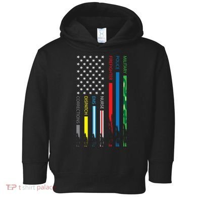 No One Fight Alone Usa Flag Toddler Hoodie