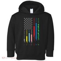 No One Fight Alone Usa Flag Toddler Hoodie thumb 0