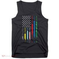 No One Fight Alone Usa Flag Tank Top thumb 0