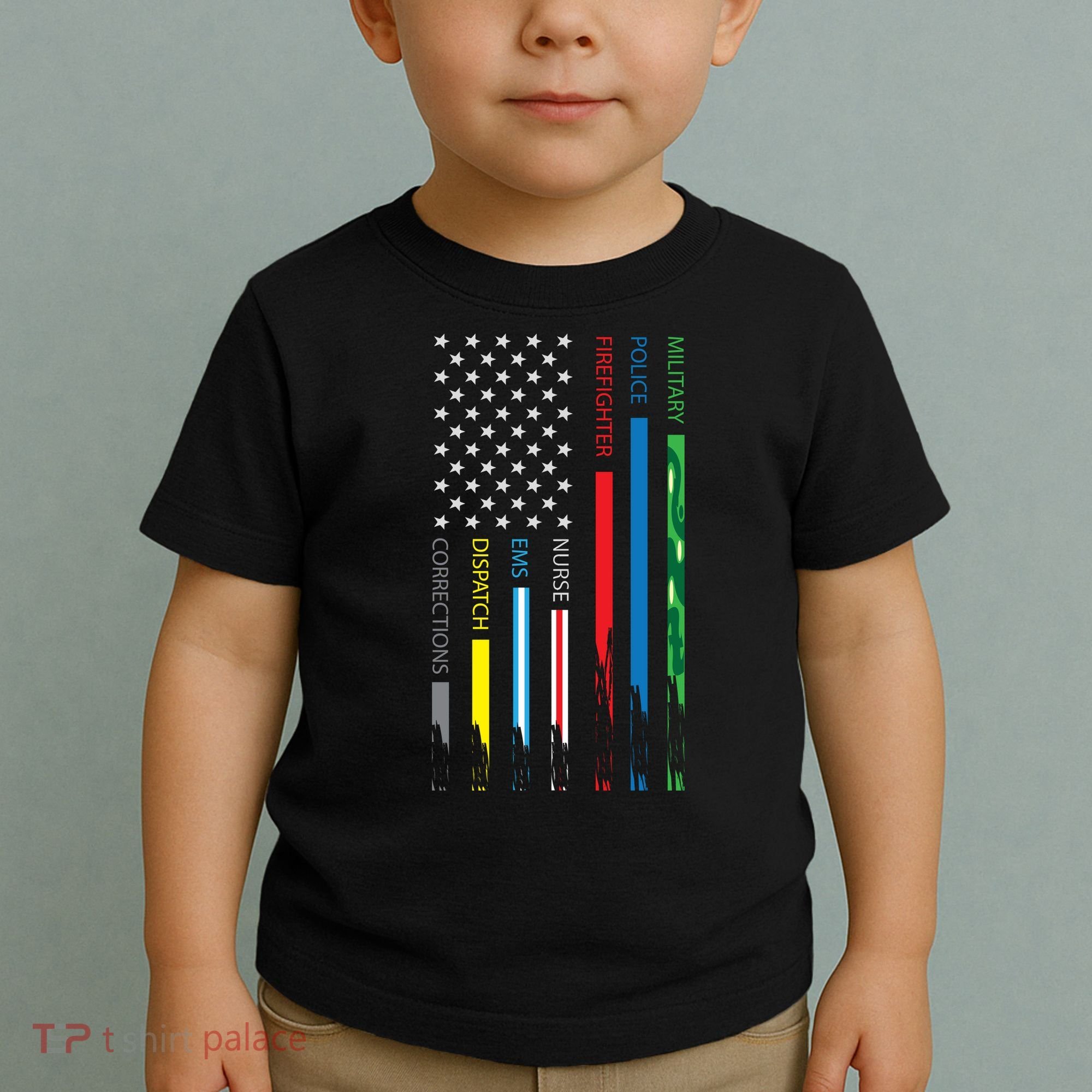 No One Fight Alone Usa Flag Toddler T-Shirt