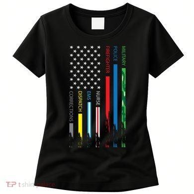 No One Fight Alone Usa Flag Women's T-Shirt
