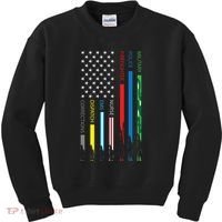 No One Fight Alone Usa Flag Kids Sweatshirt thumb 0