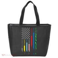 No One Fight Alone Usa Flag Tote Bag thumb 0
