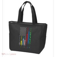 No One Fight Alone Usa Flag Tote Bag thumb 3