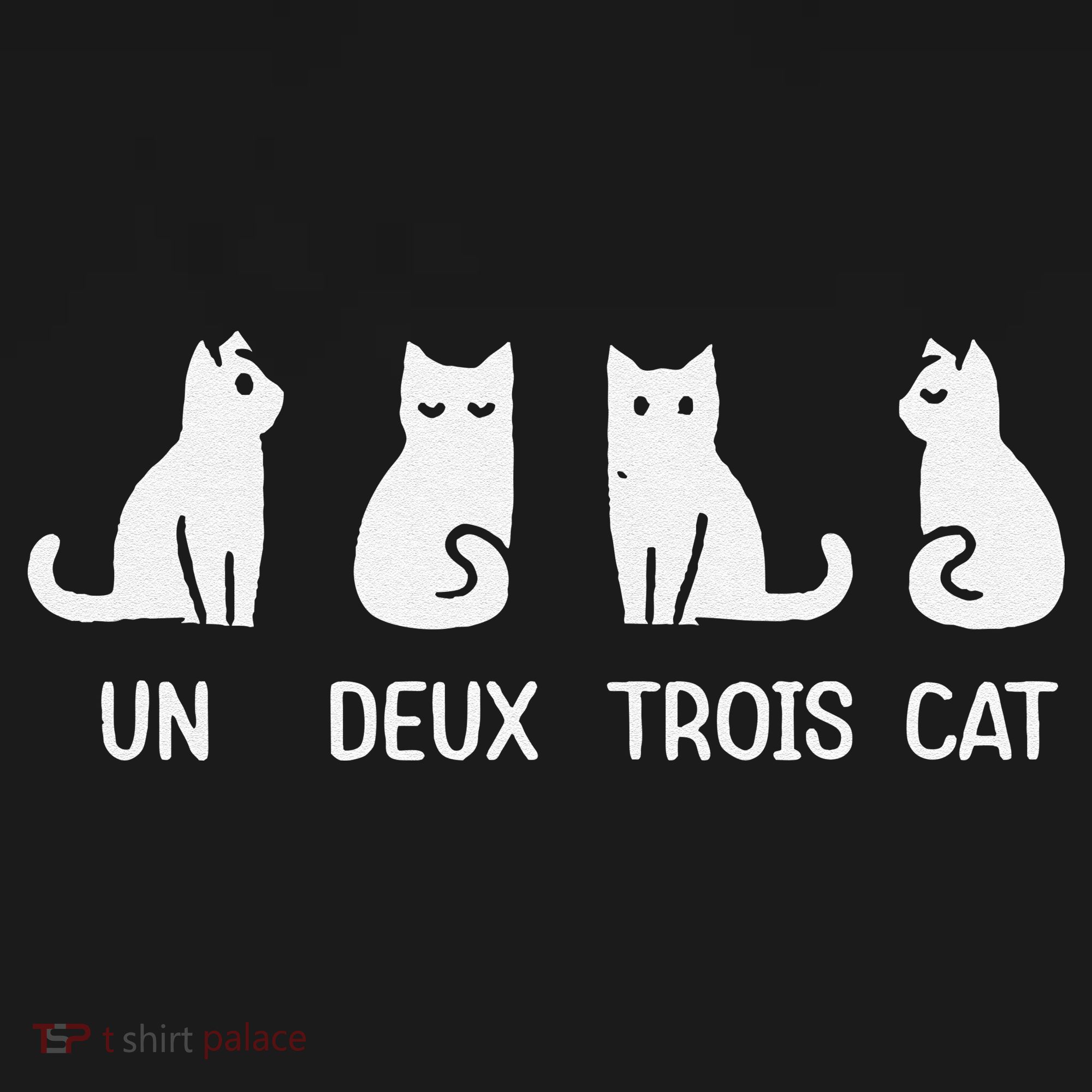 Funny Meow Kitty Un Deux Trois Cat Funny Black Cat Apron