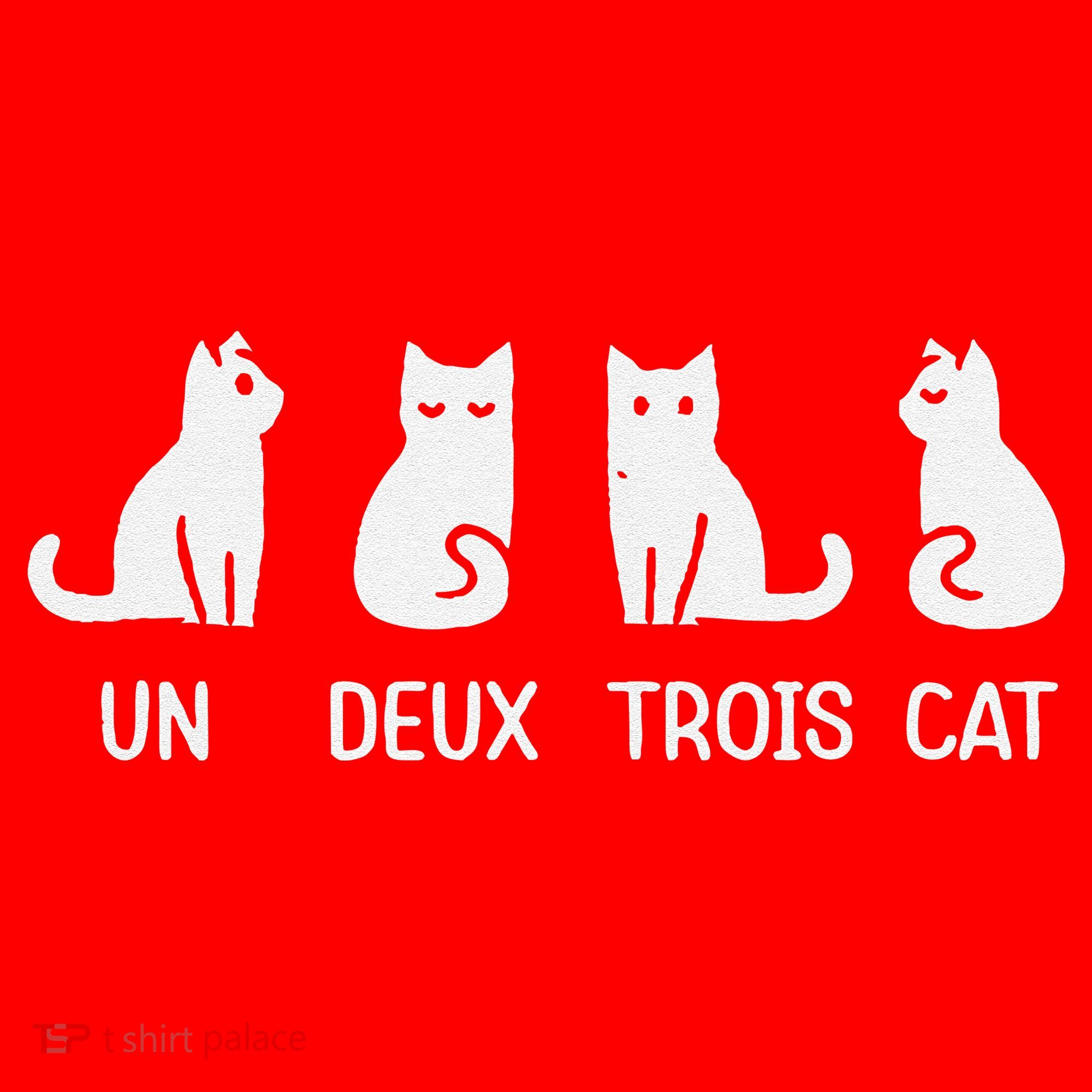 Funny Meow Kitty Un Deux Trois Cat Funny Black Cat Santa Hat
