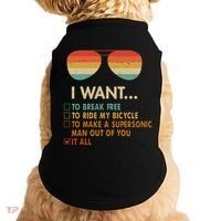 Funny Music Lover Bicycle I Want It All Doggie Tank thumb 0