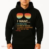 Funny Music Lover Bicycle I Want It All Hoodie thumb 2