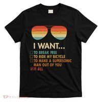 Funny Music Lover Bicycle I Want It All T-Shirt thumb 0