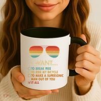 Funny Music Lover Bicycle I Want It All Coffee Mug thumb 3