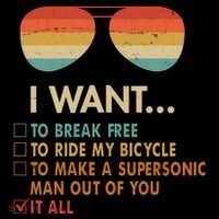 Funny Music Lover Bicycle I Want It All Coffee Mug thumb 5