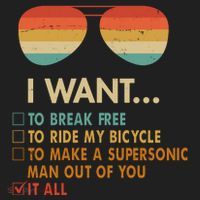Funny Music Lover Bicycle I Want It All Beanie thumb 2