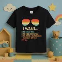 Funny Music Lover Bicycle I Want It All Toddler T-Shirt thumb 3