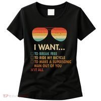 Funny Music Lover Bicycle I Want It All Women's T-Shirt thumb 0