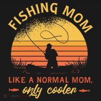 Fishing Mom Like A Normal Mom Only Cooler Backpack thumb 2