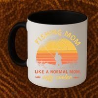Fishing Mom Like A Normal Mom Only Cooler Coffee Mug thumb 2