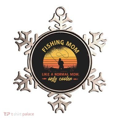 Fishing Mom Like A Normal Mom Only Cooler Ornament