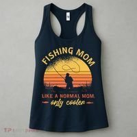 Fishing Mom Like A Normal Mom Only Cooler Women's Tank Top thumb 3