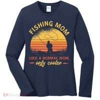 Fishing Mom Like A Normal Mom Only Cooler Women's Long Sleeve Shirt thumb 0