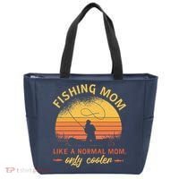 Fishing Mom Like A Normal Mom Only Cooler Tote Bag thumb 0