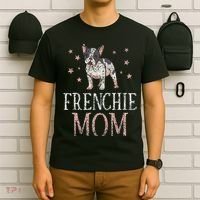 Frenchie Mom Lover Owner French Bulldog Mother Mommy Mama T-Shirt thumb 6