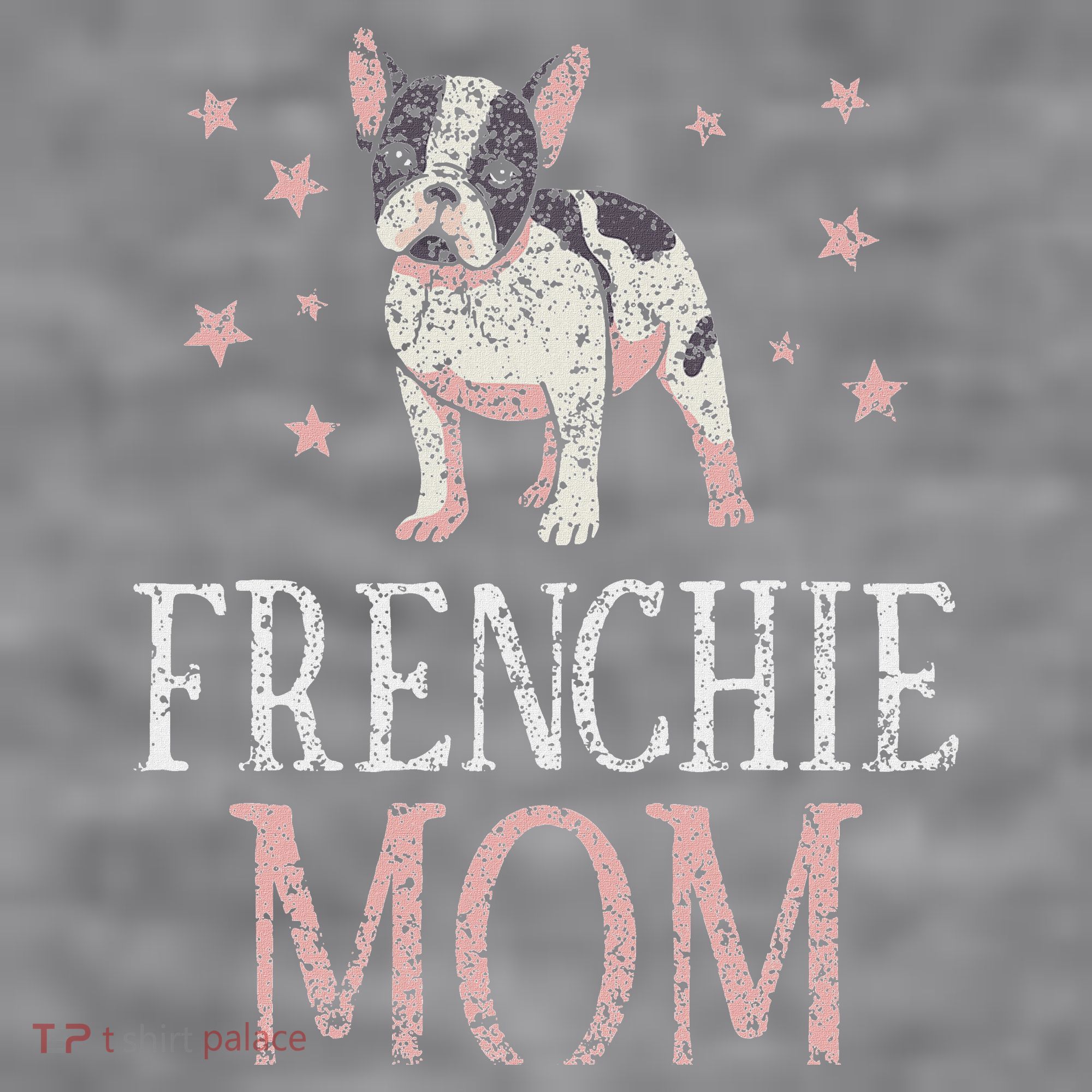 Frenchie Mom Lover Owner French Bulldog Mother Mommy Mama Women's Racerback Cropped Tank